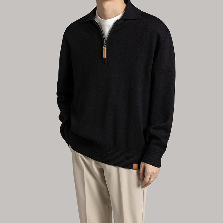 Emmett | Classic Zip-Collar Pullover