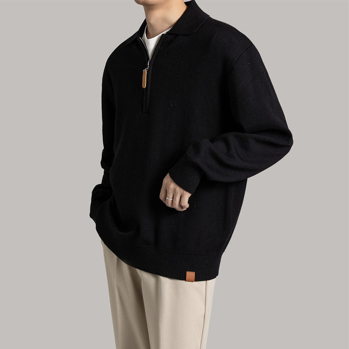 Emmett | Classic Zip-Collar Pullover
