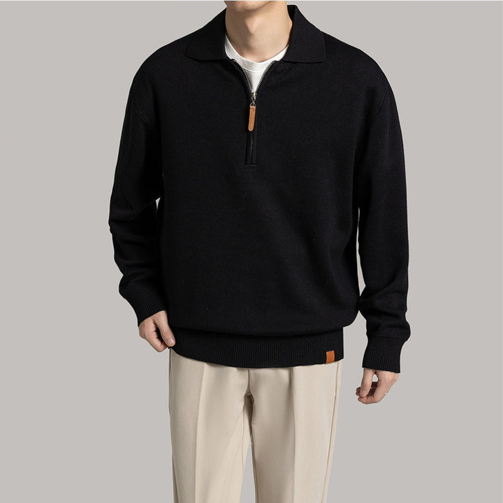 Emmett | Classic Zip-Collar Pullover