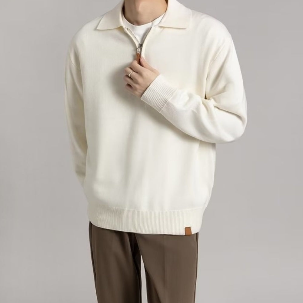 Emmett | Classic Zip-Collar Pullover