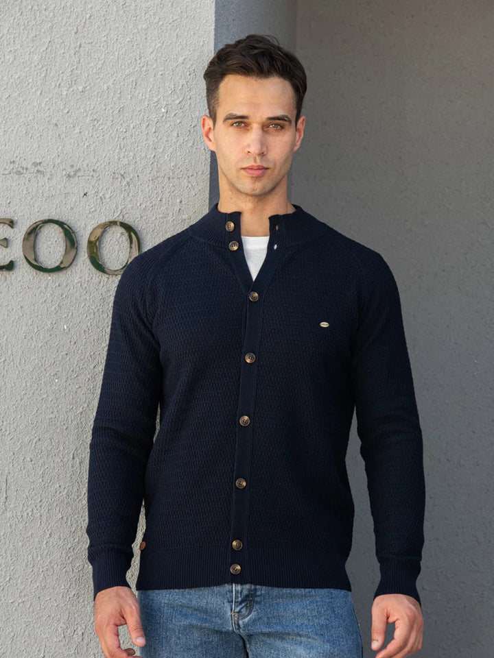 Alessandro | Elegant Button-Up Jumper