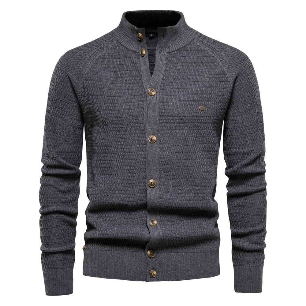 Alessandro | Elegant Button-Up Jumper