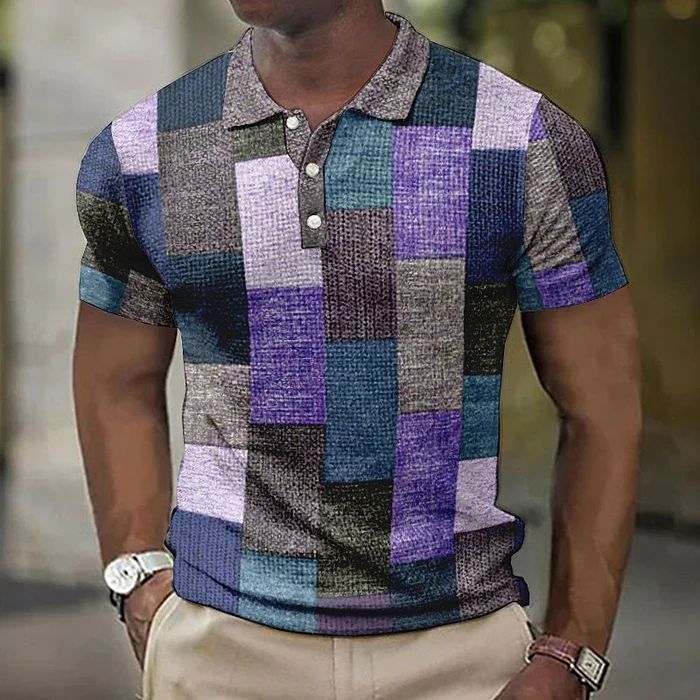 Dominic | Stylish Patterned Polo