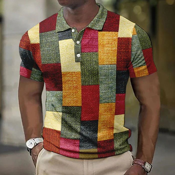 Dominic | Stylish Patterned Polo
